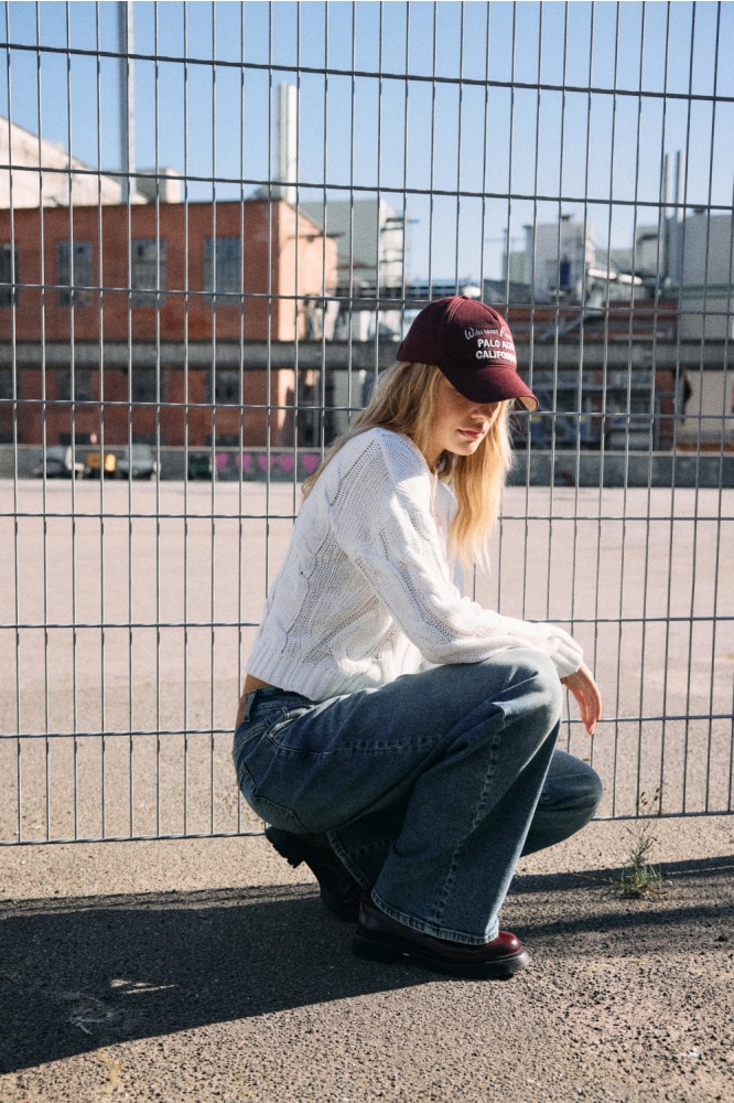NMFINN L/S CABLE KNIT FWD NOOS 27034810 Eggnog
